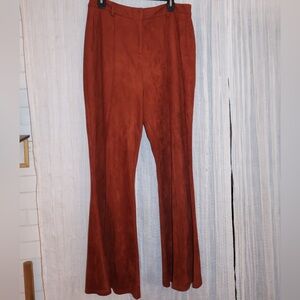 Sugarlips Rust Wide Leg Pants